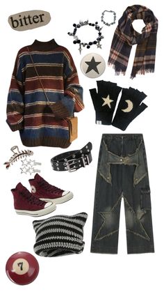 Christmas Grunge Outfit, Xmas Day Outfit, Xmas Day Outfit Ideas, Christmas Grunge, Christmas Core, Casual Outfit Idea, Day Outfit Ideas, Nerdy Outfits