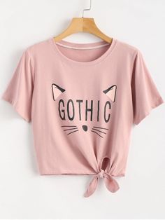 Summer Cat, Belly Shirts, Western Wear Outfits, Stylish Hoodies, Trendy Dress Outfits, Fashion Tops Blouse, Cute Lazy Outfits, Cat Graphic Tee, Tshirt Fashion