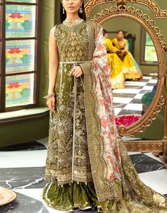 Embrace the charm of your Mehndi with our Luxurious Organza Bridal Dress 2024. Radiant hues, intricate embroidery, and timeless elegance—everything you need to look your best. Shop today at DressyZone.com!
#dressyzone #heavyembroidery #embroidereddress #organza #organzasuits #organzadresses #bridalwear #bridaldresses #mehendidress #weddingcollection #fancydress #partywearsuits #unstitcheddresses #onlineshopping Mehndi Bridal, Desi Clothing, Adorable Dresses, Party Wears, Mehndi Outfits, Bridal Theme, Organza Shirt, Dresses Design, Velvet Sleeve