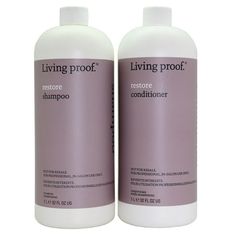 LIVING PROOF RESTORE SHAMPOO: Living Proof Perfect hair Day (PhD) Shampoo is a revolutionary shampoo that helps deliver beautiful healthy looking hair, while helping hair feel cleaner, longer. It's powered by their patented Healthy Hair Molecule (OFPMA), which in this formula does four things: smooths hair, polishes and protects strands, creates visibly healthier hair over time and helps repel dirt and oil to keep hair cleaner, longer. The result: your hair will look beautiful and healthy while Healthier Hair, Living Proof, Treated Hair, Shampoo Conditioner, Perfect Hair, Shampoo And Conditioner, Hair Day, Healthy Hair, Paraben Free Products