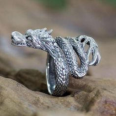 Unique Indonesian Sterling Silver Wrap Ring - Baby Dragon | NOVICA Modern Silver Jewelry, Silver Jewelry Diy, Dragon Costume, Silver Wrap Ring, Artisan Rings, Fine Silver Jewelry