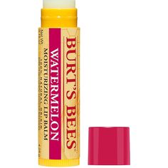 Burt's Bees Lip Balm | Ulta Beauty Burt's Bees Lip Balm, Watermelon Lip Balm, Bright Summer Acrylic Nails, Burts Bees Lip Balm, Burts Bees Lip, Beeswax Lip Balm, Soften Lips, Flavored Lip Balm, Natural Lip Balm