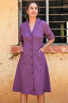 Kurtis Design, Stylish Kurtis, Simple Frock Design, Casual Frocks, Frock Patterns