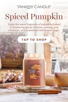 #YankeeCandle #Fragrance #FragranceCollection #Candle #Candles #CandleLovers #CandleCommunity #InstaCandle #CandleObsessed #Decor #HomeSweetHome #GiftIdeas  #HomeDecor #FallCandles Candles Ideas, Yankee Candles, Spiced Pumpkin, Warm Fragrance, Candle Branding