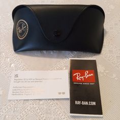 Ray Ban Black Sunglasses / Glasses Case New Classic Sunglasses With Tinted Lenses As Gift, Black Sunglasses With Tinted Lenses As Gift, Black Sunglasses With Tinted Lenses For Gift, Black Sunglasses With Tinted Lenses, Black Tinted Sunglasses As A Gift, Ray Ban Black Sunglasses, Black Sunglasses Ray Bans, Sunglasses & Glasses, Black Sunglasses