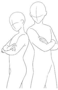 two people standing next to each other with their arms folded in the shape of a heart