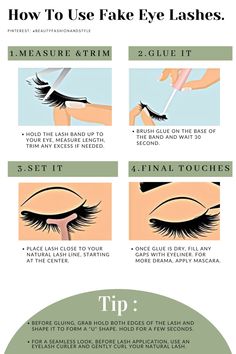 Eyelash Extensions How To Apply, How To Apply Fake Lashes For Beginners, How To Apply Eyelashes For Beginners, How To Put On Fake Eyelashes Beginner, Fake Lashes For Beginners, Fashion Beginners, Apply Eyelashes