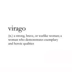 the words virgo are written in black and white