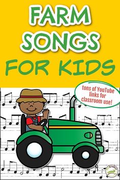 Play these Farm Songs for Kids compiled by PreKinders during a Farm Theme Unit in your preschool to kindergarten classroom. Kids will have fun singing, dancing to these songs! This is a great activity to add to your day! Farm Theme Preschool Activities, Farm Unit Preschool, Farm Songs, Farm Theme Preschool, Farm Unit, Farm Preschool, Farm Day, Songs For Kids, Preschool Centers