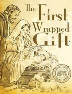 the first wrapped gift with jesus and mary