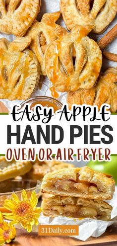 easy apple hand pies are the perfect appetizer to serve for thanksgiving or any special occasion