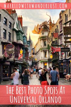 the best photo spots at universal studios orlando in california city, california usa