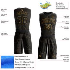 Represent your distinct look with this custom basketball jersey from our web. It boasts environmentally friendly sublimation digital printing technology and classic trims along with moisture-wicking technology for added comfort. Features: 1. Material: 100% Recycled Polyester 2. Jersey with sublimation printed name and numbers 3. Fit: Jerseys have an athletic cut. For a looser fit, we recommend ordering one size larger than you normally wear 4. Moisture-wicking fabric has spongy handle, good drap Black Basketball Sublimation Design With Graphic Print, Black Sleeveless Top With Sublimation Print, Black Sublimation Design With Team Name For Basketball, Black Breathable Basketball Jersey, Black Sleeveless Basketball Jersey, Black Breathable Sleeveless Jersey, Black Sleeveless Breathable Jersey, Black Sublimation T-shirt For Team Events, Black Sublimation Design T-shirt For Team Events