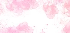 an abstract pink background with lots of watercolor paint splattered on the paper