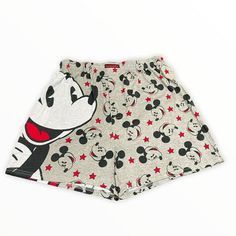 Officially Licensed Disney Merchandis Comfortable loose fit boxers shorts with elastic color contrast waistband . Open front fly. Opaque softhand print Featuring Disney Mickey Mouse Size: L.  Color: gray.  Gender: male.  Age Group: adult. Boxers Shorts, Pop Culture Gifts, Cotton Boxer Shorts, Mma Shorts, Mens Boxer Shorts, French Terry Shorts, Banana Republic Men, Zipper Shorts, Disney Men