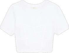 Chic Crew Neck Cropped T-shirt For Summer, Chic Cropped T-shirt For Spring, White Cropped Shirt For Spring, Chic Cropped T-shirt For Summer, Chic Fitted Cropped T-shirt For Spring, Trendy White Cropped Shirt For Summer, Chic Summer Cropped T-shirt, White Cropped T-shirt For Summer, White Fitted Cropped Shirt For Summer