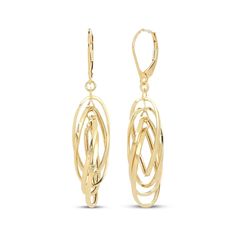 Add sparkle to her attire with these light-catching twist dangle earrings. 10K yellow gold Hollow oval- and teardrop-shaped loops layer together Euro wire backs Made in Italy Modern Gold Drop Earrings, Elegant Yellow Gold Hoop Teardrop Earrings, Levian Jewelry, Mens Gemstone Rings, Wedding Day Gifts, Diamond Jewelry Necklace, Zodiac Jewelry, Accessories Jewelry Earrings, Fine Jewelry Gift