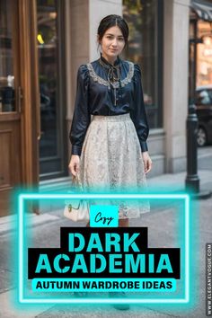 Dark Academia Autumn Outfit Ideas Cozy Dark Academia, Autumn Wardrobe, Autumn Style