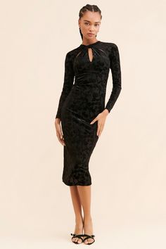 Spectre Velvet Midi Dress | Nuuly Rent Unique Skirts, Vacay Vibes, Ruched Maxi Dress, Velvet Dresses, Velvet Midi Dress, Holiday Dress, Holiday Dresses, Velvet Dress, Simple Dresses