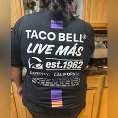 Taco Bell T-Shirt Only To Employees Have Small Med Large Xlarge Taco Bell Shirt, Taco Bell, Tacos, T Shirt, Women Shopping, Black, Color