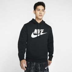 Nike GX Club Hoodie - Men's | Champs Sports Fleece Outfit, Nike Sportswear Mens, Nike Sportswear Club Fleece, Nike Fleece, Kung Fu Panda, Black Nike, Fleece Pants, Mens Fleece, Black White Fashion