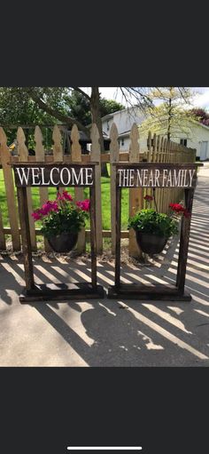 Jacobean (Darker) Hanging Plant Stand, Front Door Planters, Porch Wood, Welcome Flowers, Signs For Mom, Porch Planters, Wood Front Doors, Summer Signs, Lantern Post