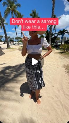 Monica D 🌺 Hawaii 🏖 Beach on Instagram: "Here’s a fun way to make a sarong / pareo skirt! Would you wear it ? * Wrap at around you just with one end so it’s enough fabric to tie it with the rest of the fabric on the side, you are just gonna make a tiny knot inside, shift the fabric so it covers your behind. Grab the rest of the fabric and fold the upper end down so you have a triangle, shift that back to the side and try to wrap your body with it , if you are able to tie both ends on the opposite side, I like using my coconut buckle. If you are not able to tie the ends you can just tuck them on your waist, its gonna look pretty as well. If you want to show a little bit of leg just shift the fabric around your ankles to the side . You can wear this skirt to the beach or even to dinner wit Coconut Buckle Sarong, How To Tie Hawaiian Wrap, Diy Beach Skirt Wrap, Sarong Wrap Ideas, How To Tie Beach Wrap Cover Up, Sarong Tie Ideas, How To Wear Sarong Wraps, How To Style A Wrap Skirt