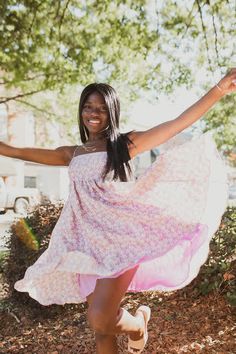 A Pretty Sight Dress Purple Floral Dress, Purple Floral, High Low Dress, Floral Dress, Cover Up, Purple