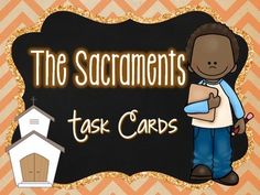 the sacramentos task cards for students to use