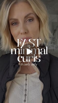 Loose Waves Short Hair, Loose Curls Short Hair, Flat Iron Curls Short Hair, Flat Iron Curls Tutorial, Hair Rollers Tutorial, Jocelyn Mcclellan, Lob Haircut Layered, Short Hair Waves, Beach Curls