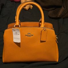 New & Unused With Its Original Tags In Color Butterscotch Coach Lillie, Bags Coach, Kate Spade Top Handle Bag, Coach Handbags, Color Orange, Coach Bags, Satchel, Top Handle Bag, Bag Lady