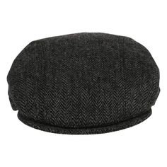 "Our Donegal Tweed Peaky Cap has the history and tradition of Donegal Tweed woven into each piece of fabric. It's soft to the touch and has small specks of colour called \"flaws\" which aren't noticeable from a distance, but up close give the tweed a multi colour affect. Thus, no two pieces of tweed are the same. The Stunning Landscape of Donegal provides inspiration for the colour and texture, while originality is achieved through the blending of wool into unique yarns which are used to weave D Classic Tweed Flat Cap, Adjustable Tweed Flat Cap, Classic Black Hat With Herringbone Pattern, Classic Tweed Cap, Black Herringbone Pattern Flat Cap, Classic Adjustable Tweed Hat, Tweed Cap With Herringbone Pattern, Adjustable Tweed Cap, Fitted Tweed Cap