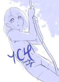 a drawing of a woman holding an umbrella with the word icf written on it