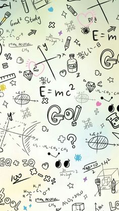 many different types of writing and numbers on a white background with blue, pink, green, purple, yellow