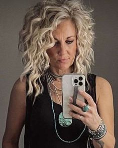 Natural Curly Hair Cuts, Medium Length Curly Hair, Sassy Hair, Curly Hair Women, Permed Hairstyles, Curly Hair Cuts, Long Curly Hair, Older Women Hairstyles, Short Hair Cuts For Women