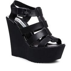 White High Heel Sandals, Black Platform Wedges, Black High Heel Sandals, White Platform Sandals, White Wedge Sandals, White Leather Sandals, Wedges Black, Black Platform Sandals, White Sandals Heels