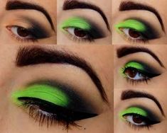 Colorful Makeup Tutorial, Make Up Tutorials, Dramatic Eye Makeup, Smokey Eye Makeup Tutorial, Eye Makeup Designs