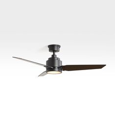 a ceiling fan with a light on it