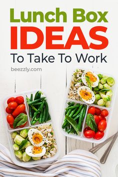 lunch box ideas to take to work