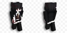 two black and white minecraft creepers with red eyes, one in the shape of a cow