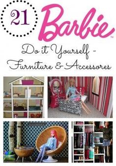 barbie furniture and accessories are featured in the magazine barbie do it yourself, furniture & accessories