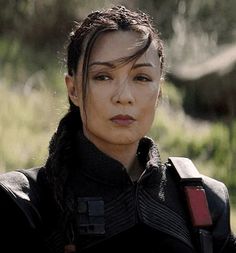 a woman with braids on her hair in the movie star trek