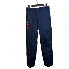 Brand New With Tags. These Are Dickies Original Work Pants In Navy Blue. Mens Size 28x30. Waist Flat 14” Inseam 30” Rise 8” Navy Straight Work Pants With Pockets, Blue Cotton Dress Pants With Pockets, Blue Relaxed Fit Work Pants With Pockets, Blue Straight Leg Work Pants With Pockets, Relaxed Fit Blue Pants With Belt Loops, Blue Tapered Leg Cargo Pants For Work, Blue Workwear Bottoms Standard Cut, Blue Cargo Pants For Work With Belt Loops, Blue Cargo Pants For Workwear