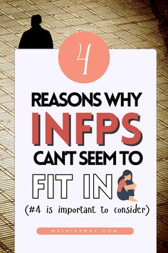 a sign with the words 4 reasons why infos can't seem to fit on