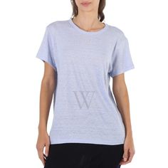 Polo Ralph Lauren Ladies Tops. SKU: 211795423003. Color: Blue. Polo Ralph Lauren Ladies Blue Crew Neck T-shirt. This linen crew neck T-shirt features a a round neck, short sleeves and a straight hem. Versace Watch, Fine Pens, Blue Crew, Ladies Tops, Cheap Gifts, Denim Shoes, Blue Polo, T-shirt Polos, A A