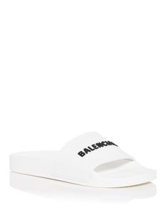 Balenciaga Women's Logo Slide Sandals Slide Sandals, Slip On Sneaker, Balenciaga, Shoes Sandals, Pick Up, In Store, Buy Online, Sandals, ? Logo