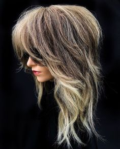 Trending Hair For 2023, Curly Gray Shag Haircut, Long Shag Haircut With Bangs Older Women, Shag Hairstyles Long Straight, Shags For Fine Hair, Blonde Shag Hairstyles, Haircut With Lots Of Layers, Long Shag Haircut Fine Hair, Medium Length Shaggy Haircuts