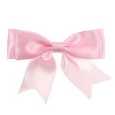 "A beautiful pre-tied double-bow in a pretty pale pink satin ribbon. A double-bow has 4 bow loops instead of the standard 2 loops, these are arranged in a stacked bow so there is a \"top\" bow sitting on a slightly larger \"bottom\" bow.  Approximate sizes & conversions for your reference:  * Ribbon width: 25mm = 2.5cm = 1 inch * Top Bow: 70mm = 7cm = 2 3/4 inch * Bottom Bow: 85mm = 8.5cm = 3 3/8 inch * Tail Length: 45mm = 4.5cm = 1 3/4 inch You can glue these on to cards, scrapbook pages or eve Elegant Pink Hair Accessories With Bow, Elegant Pink Ribbon Hair Accessories, Elegant Pink Hair Accessories With Ribbon, Pink Bow With Bow Tie Back For Wedding, Pink Party Bow With Bow Tie Back, Pink Bow Tie With Detachable Bow For Party, Pink Satin Bow Tie For Party, Pink Satin Bow Hair Accessories For Wedding, Pink Satin Wedding Bow