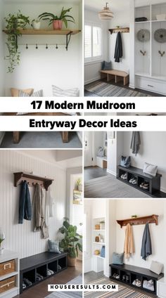 modern mudroom entryway decor ideas