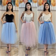 Elegant Tulle Skirt for Women - Custom-Made for Every Occasion Add a touch of elegance and whimsy to your wardrobe with our handmade tulle skirt! Perfect for weddings, parties, photoshoots, or everyday wear, this versatile skirt is designed to make you feel special, whatever the occasion. ✨Features: Handcrafted Quality: Made with care from soft, high-quality tulle that creates a beautiful, airy, and layered look. Custom Length Options: Choose from knee-length, midi, or full-length to perfectly match your style and needs. Flattering Fit: Designed with a comfortable elastic waistband that sits high on the waist for a flattering silhouette. Variety of Colors: Available in a range of colors, from classic white and black to pastel pink, lavender, and more. Custom color options are also availabl Adult Tulle Skirt, Knee Length Tulle Skirt, Wedding Tulle, Womens Tulle Skirt, Pink Tulle Skirt, Tulle Flower Girl Dress, Tulle Long Skirt, Satin Bluse, Tulle Tutu Skirt